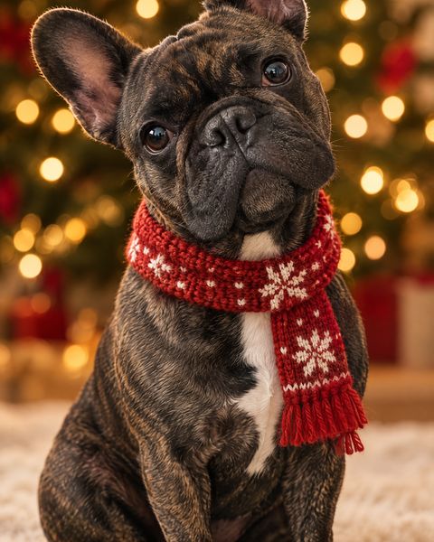 Christmas card, an example portrait