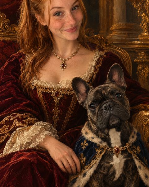 The royal court, an example portrait